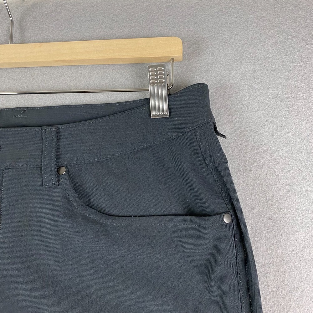 Lululemon Pants Men 32x31 Performance Chino ABC Classic gray Warpstreme LM5ADES - Picture 3 of 11